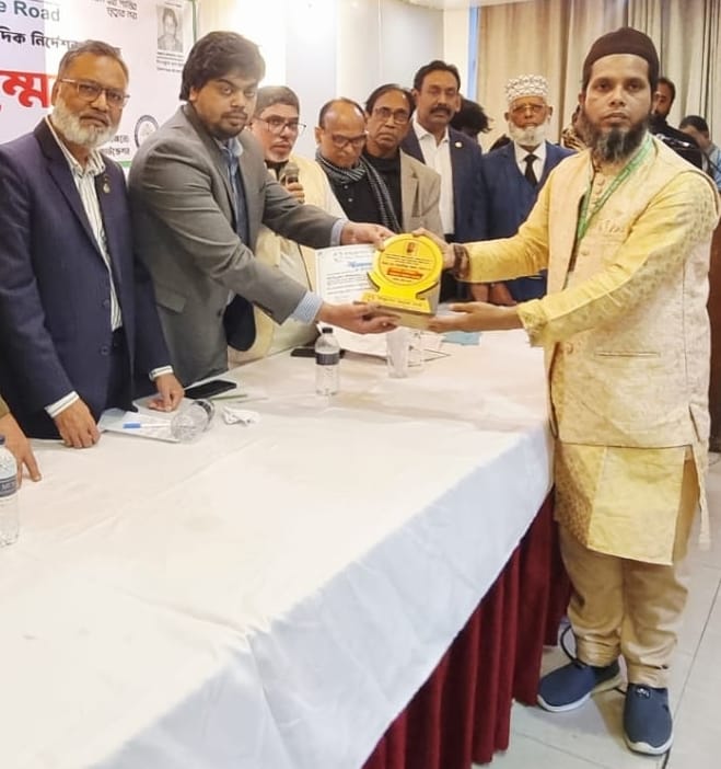 জাতীয় সড়ক যোদ্ধা পুরস্কারে ভূষিত দাগনভূঞার সাংবাদিক সোহেল: