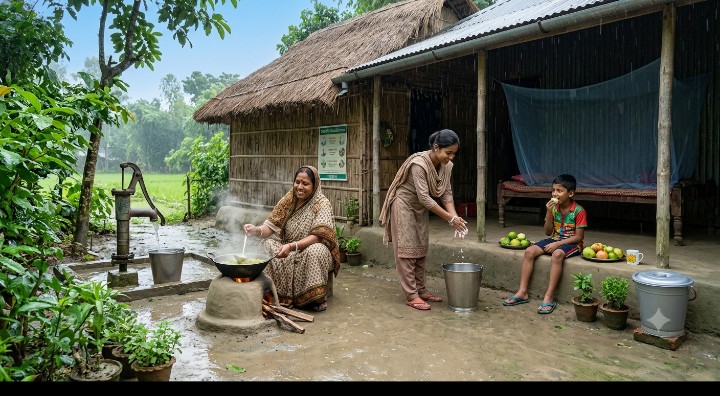 বর্ষাকালে সুস্থ থাকার উপায় সচেতনতা ও স্বাস্থ্যবিধিই সুরক্ষার চাবিকাঠি: